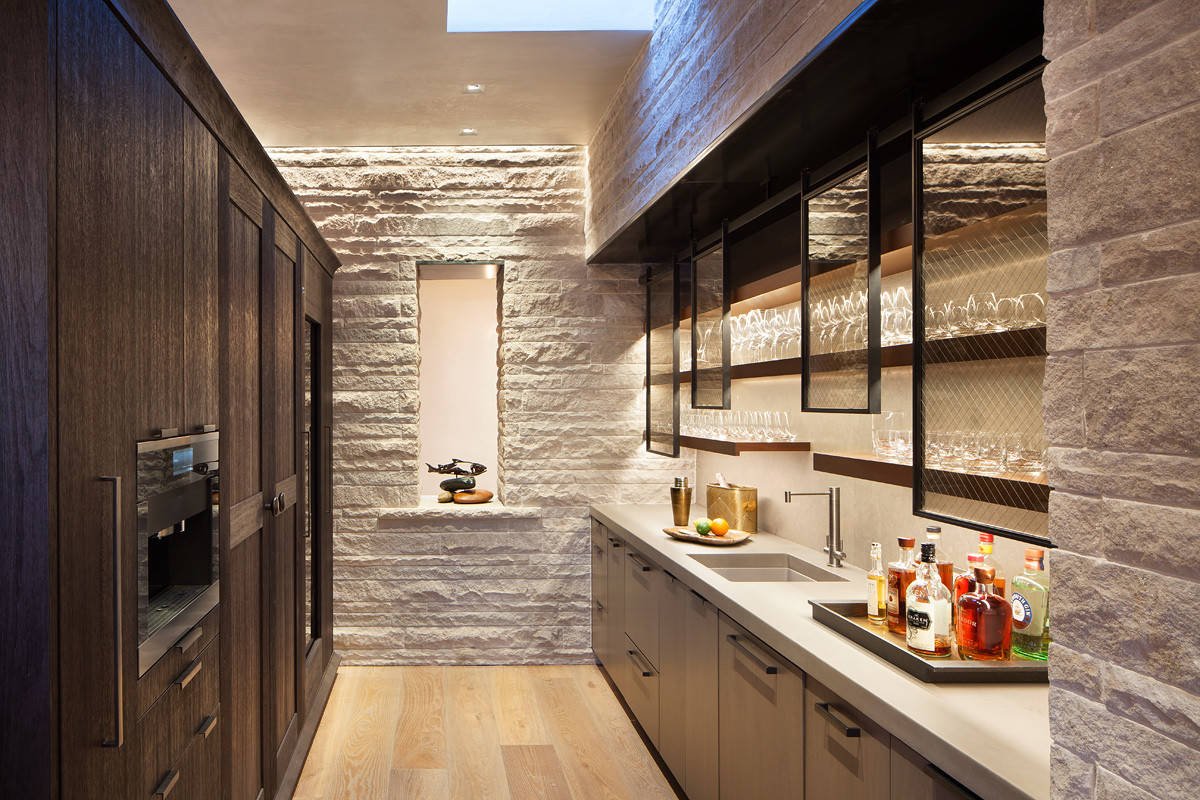 Rustic kitchen, by Jensen Design in Telluride, CO