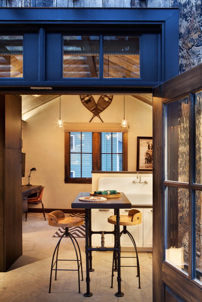 Mountain style kitchen, by Jensen Design in Telluride, CO