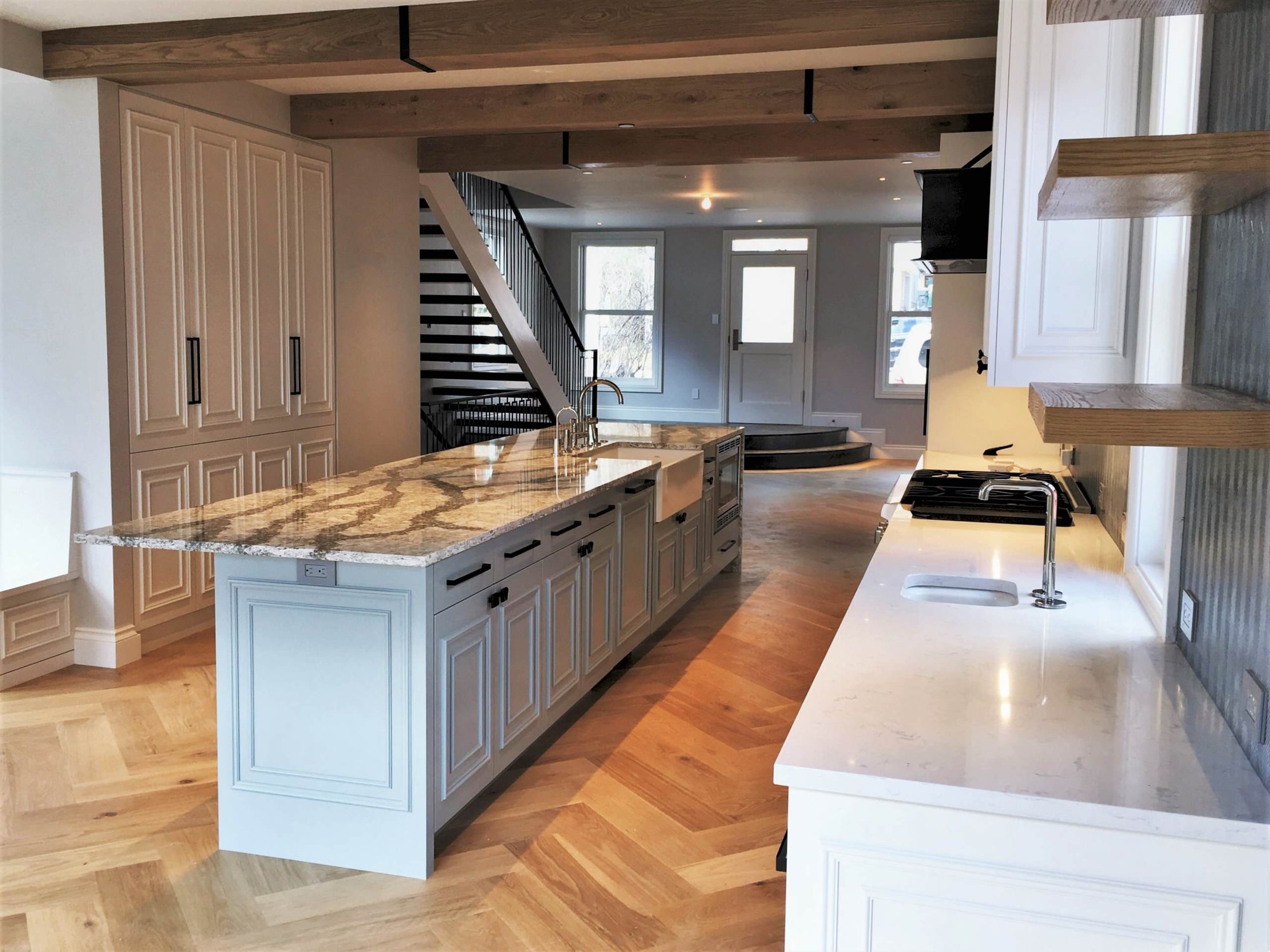 Minimalist kitchen, by Jensen Design in Telluride, CO