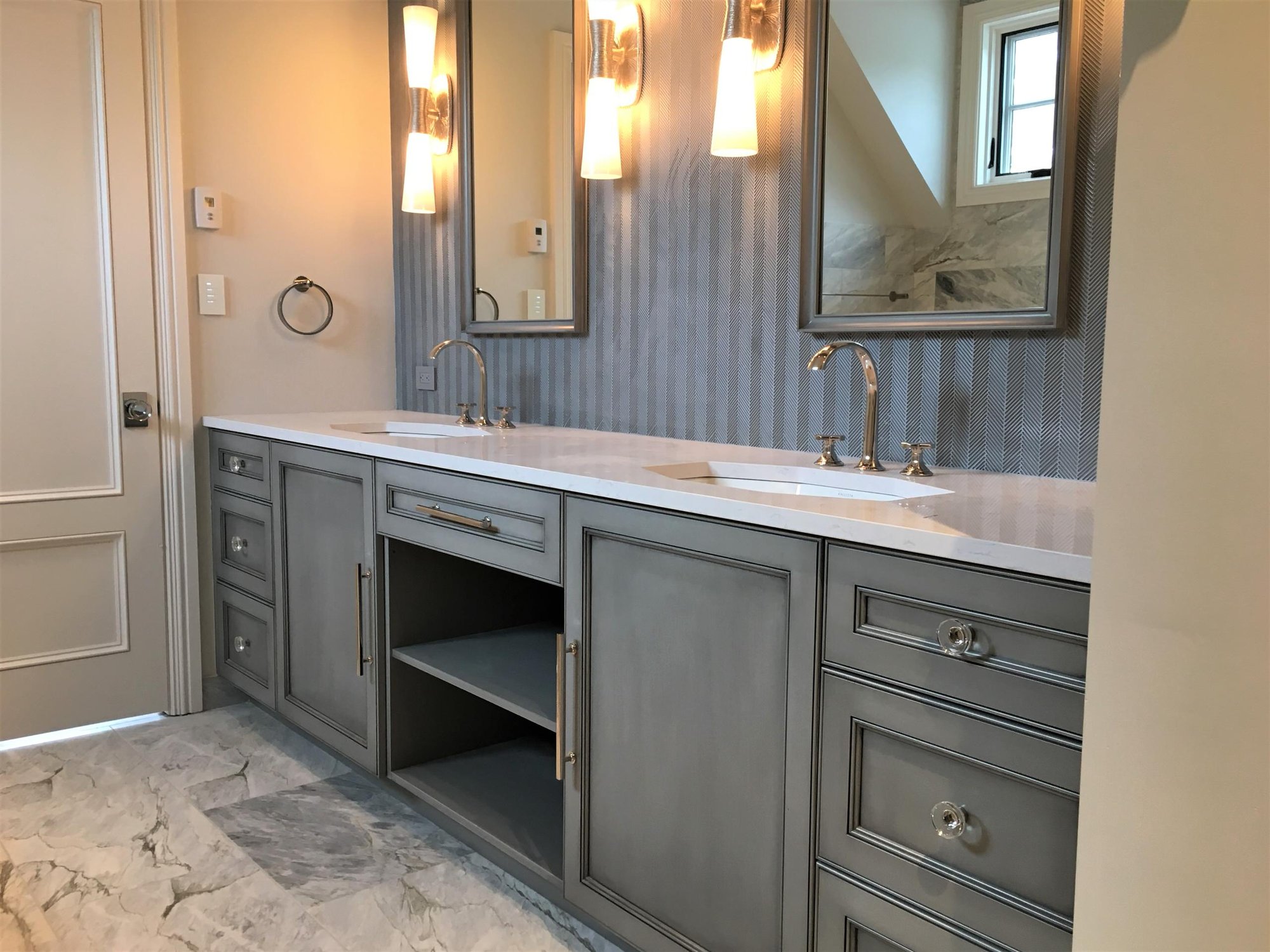 Modern bathroom, by Jensen Design in Telluride, CO