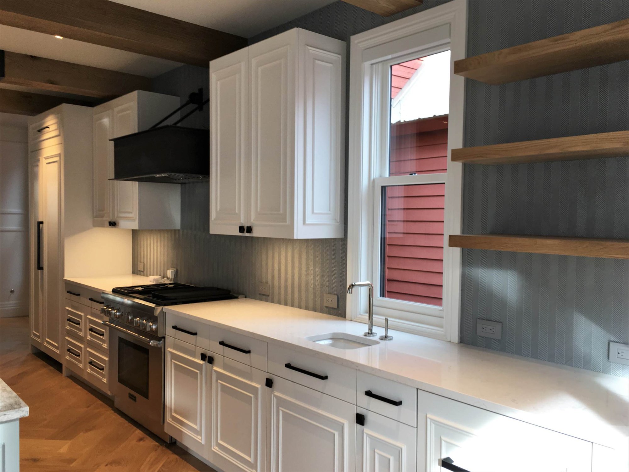 Minimalist kitchen, by Jensen Design in Telluride, CO