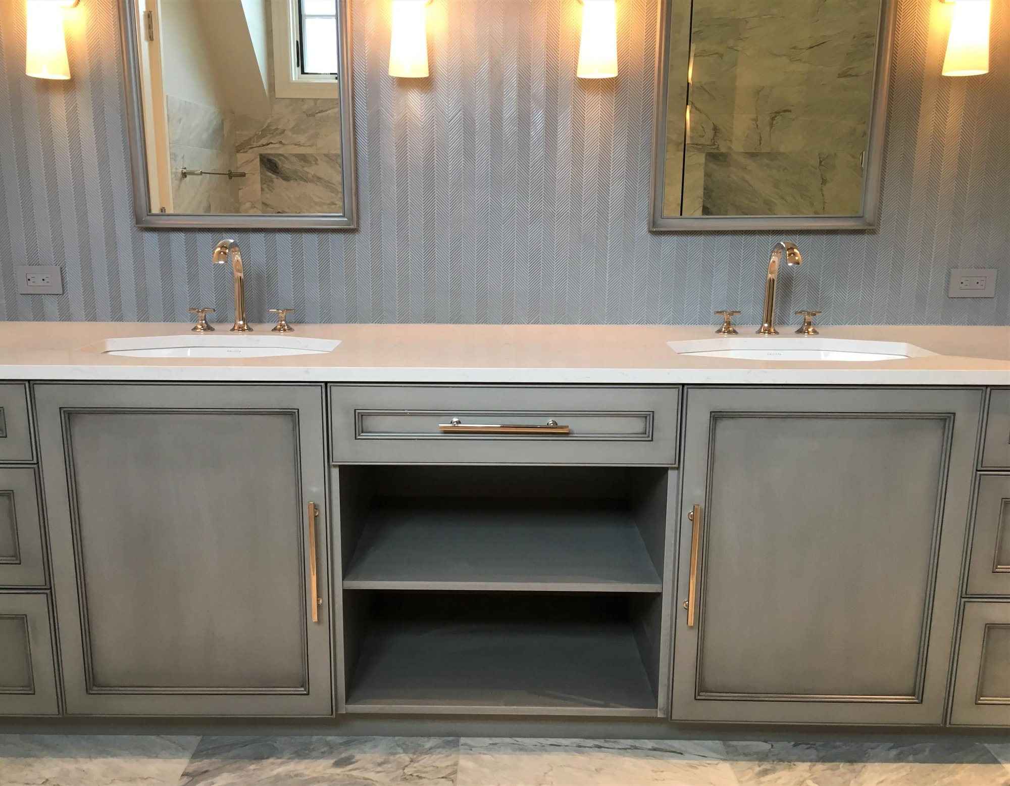 Minimalist bathroom, by Jensen Design in Telluride, CO