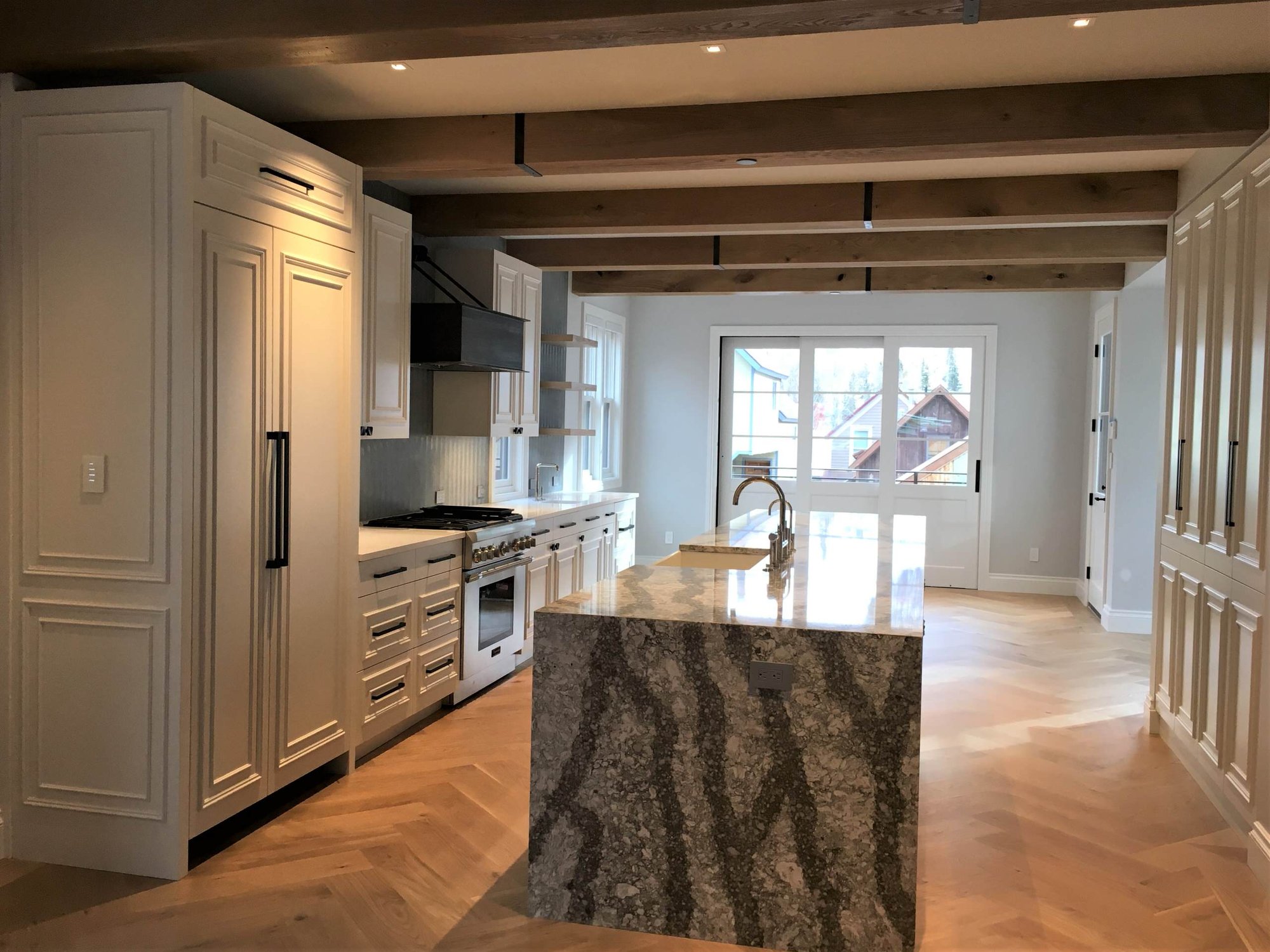 Modern kitchen, by Jensen Design in Telluride, CO