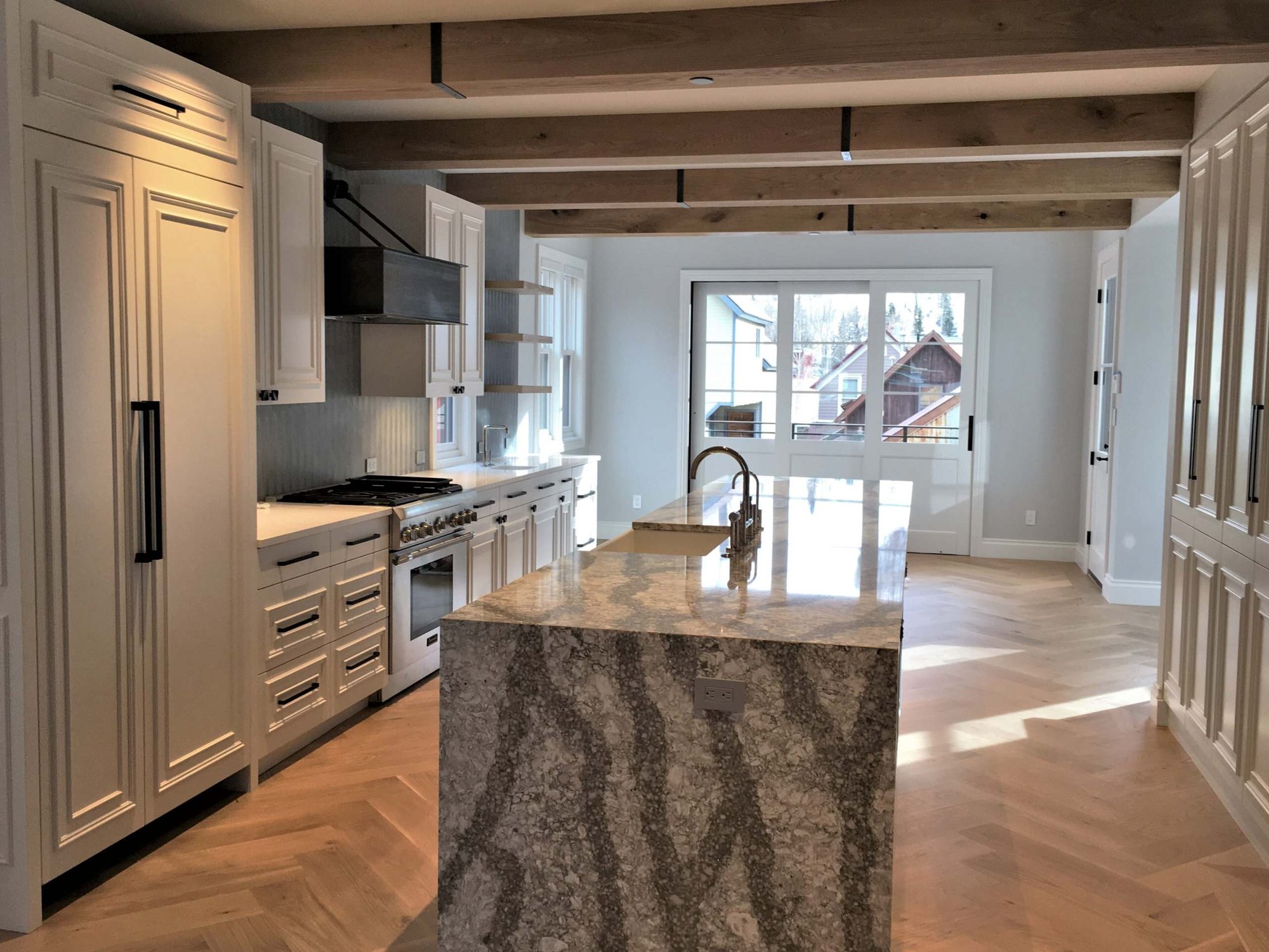 Modern kitchen, by Jensen Design in Telluride, CO