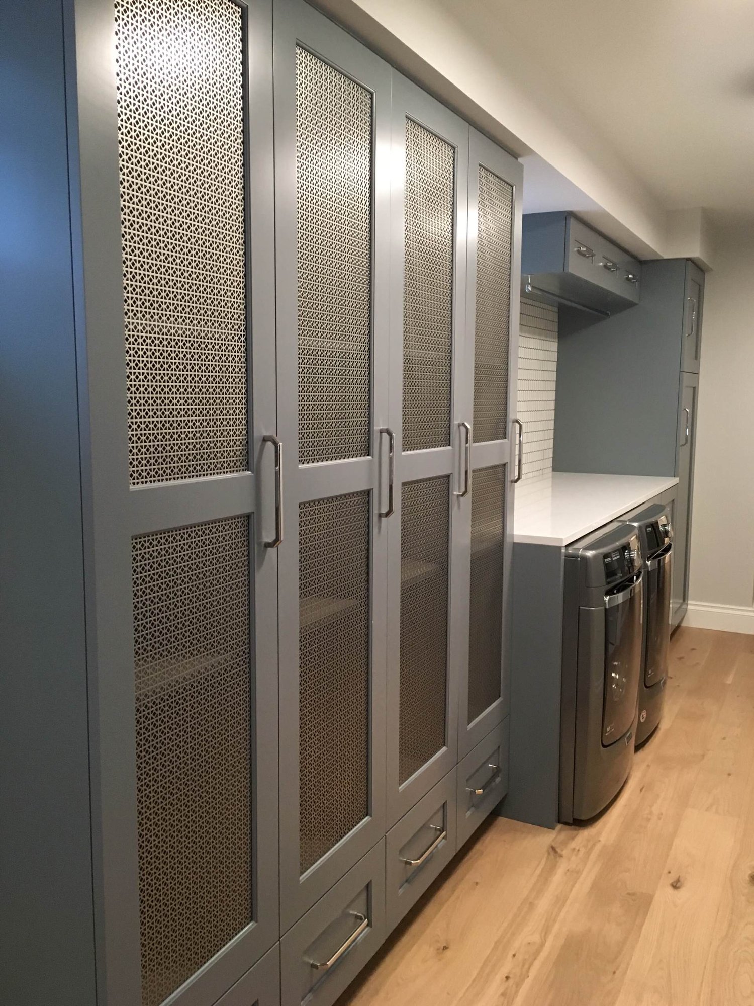 Modern laundry room, by Jensen Design in Telluride, CO