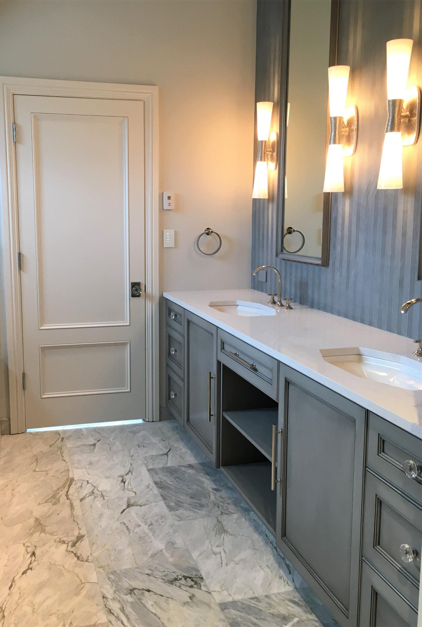 Modern bathroom, by Jensen Design in Telluride, CO