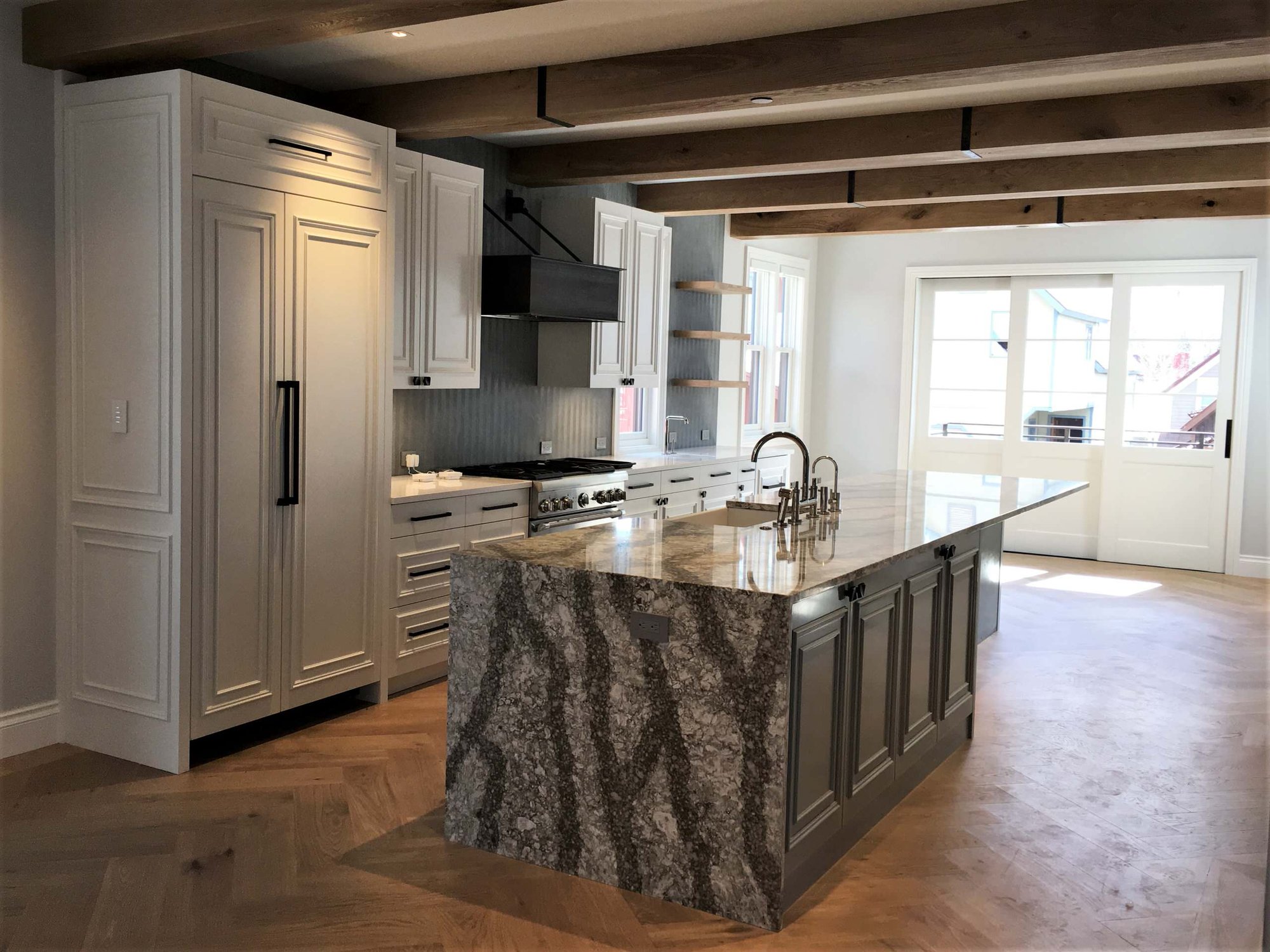 Minimalist kitchen, by Jensen Design in Telluride, CO