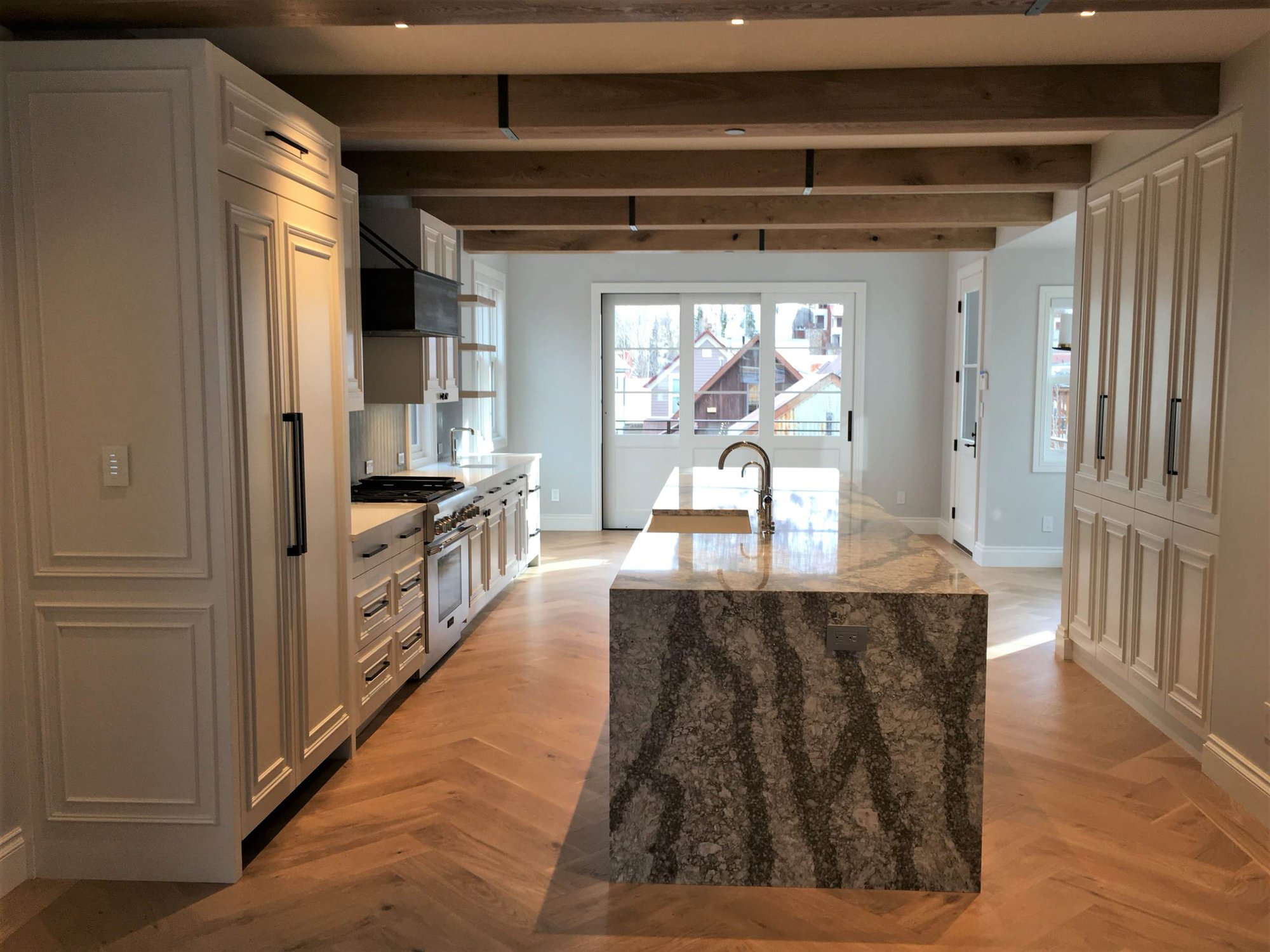 Modern kitchen, by Jensen Design in Telluride, CO