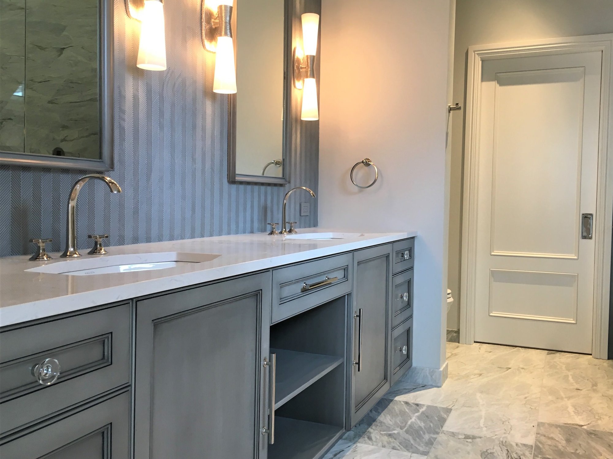Modern bathroom, by Jensen Design in Telluride, CO