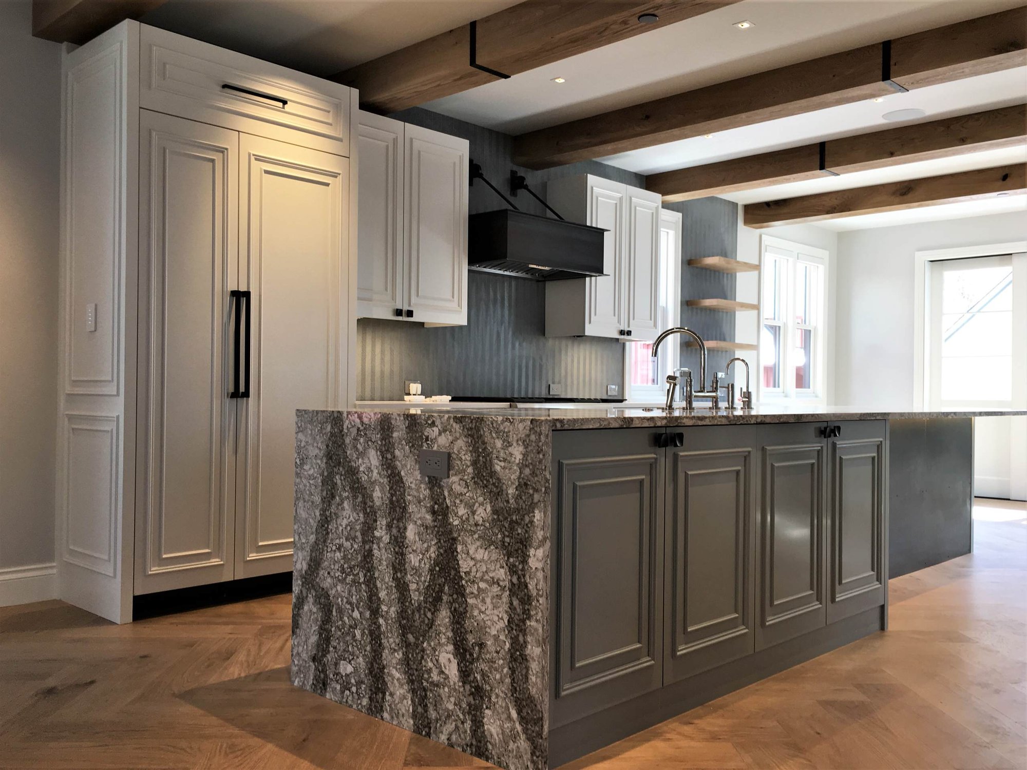 Minimalist kitchen, by Jensen Design in Telluride, CO