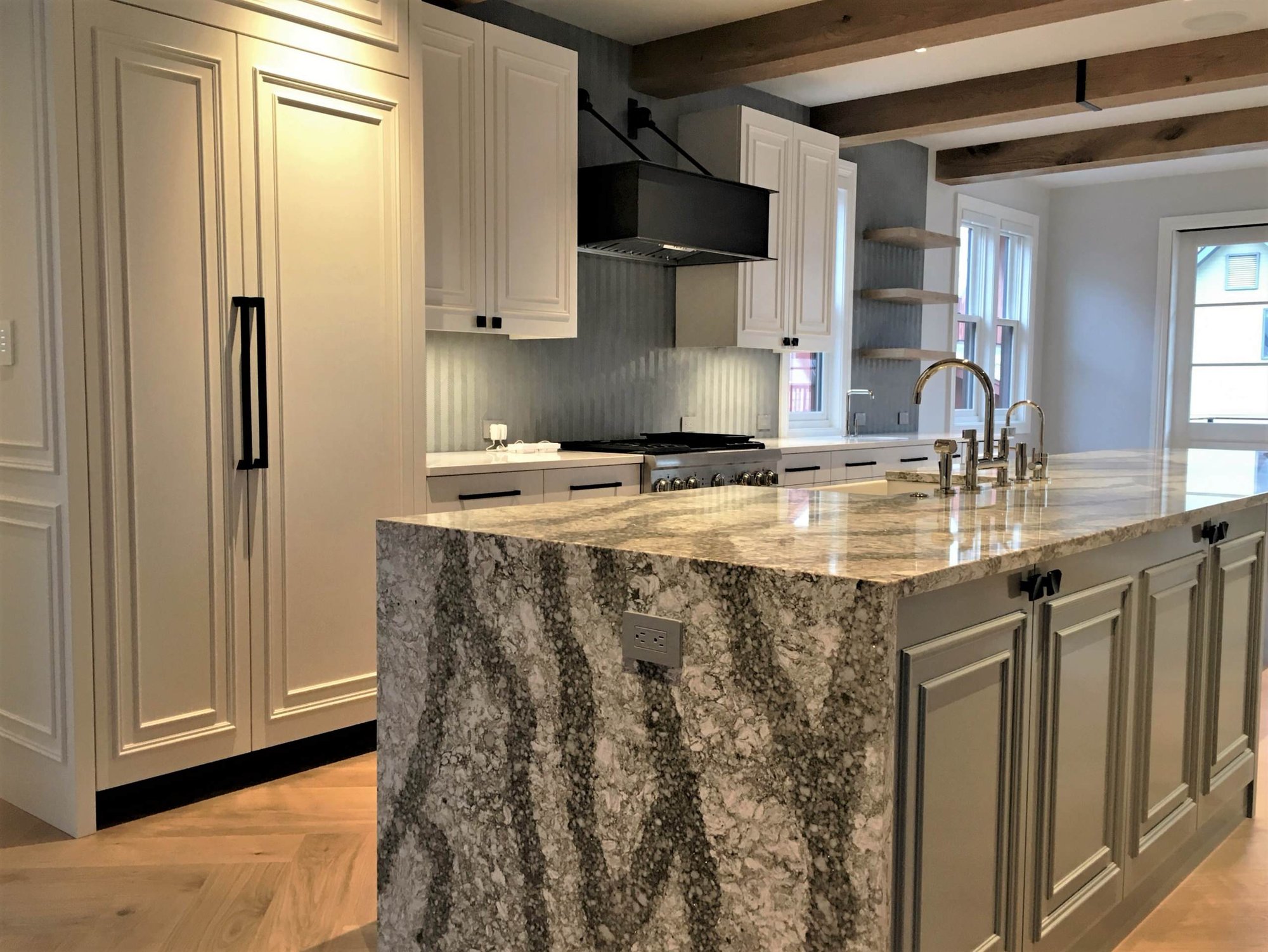 Minimalist kitchen, by Jensen Design in Telluride, CO