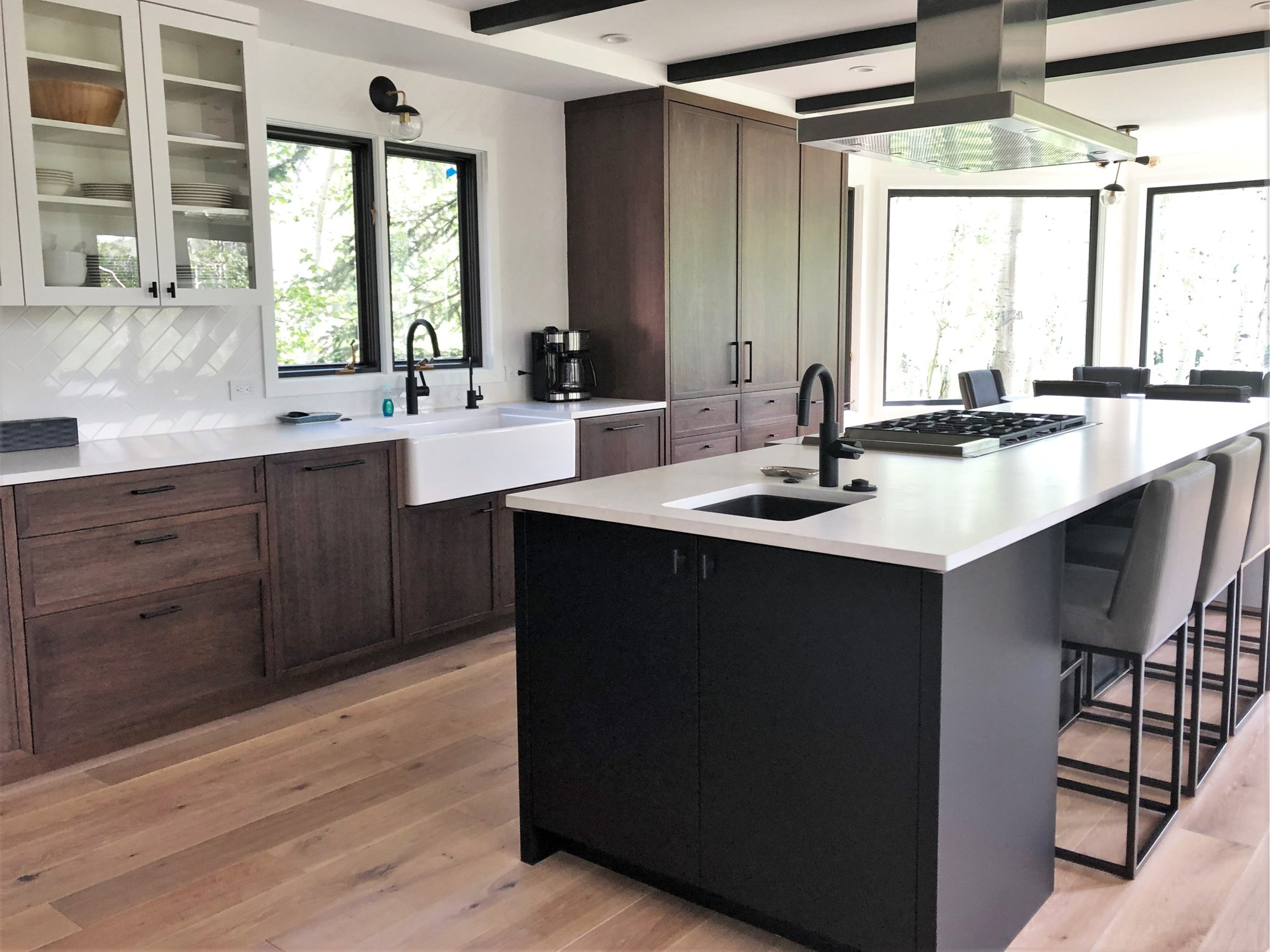 Modern kitchen, by Jensen Design in Telluride, CO