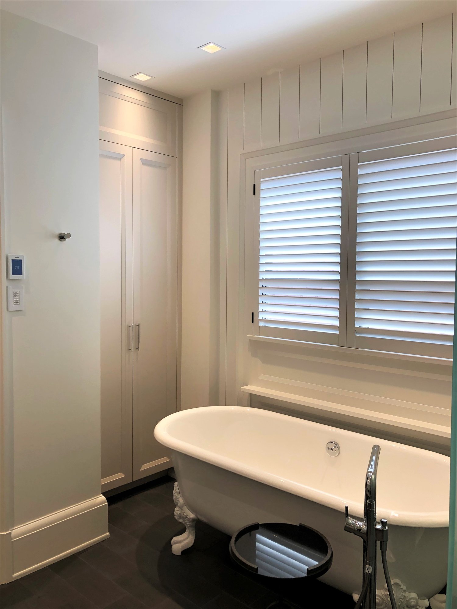 Transitional bathroom, by Jensen Design in Telluride, CO