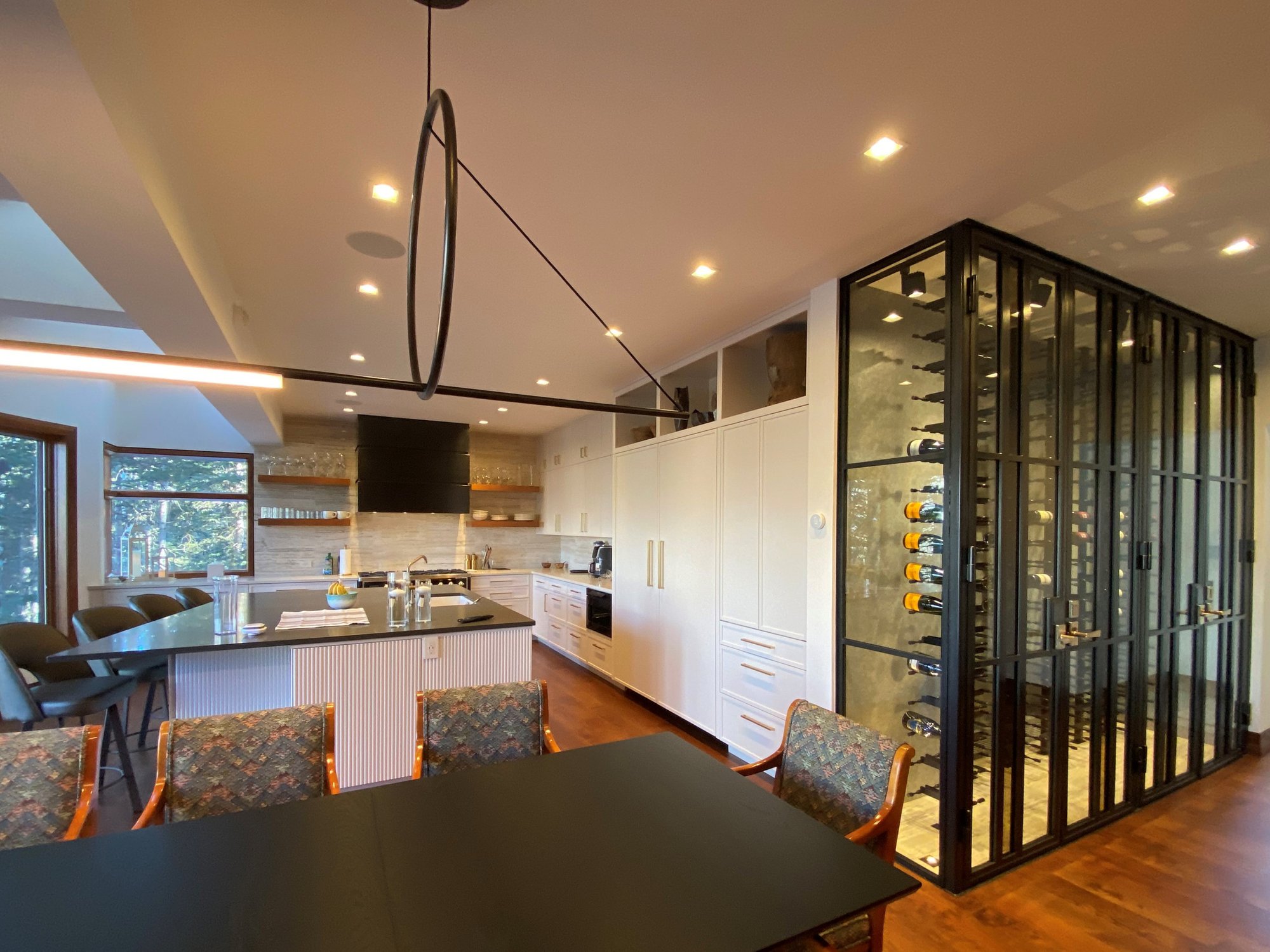 Mid-century modern home design, by Jensen Design in Telluride, CO