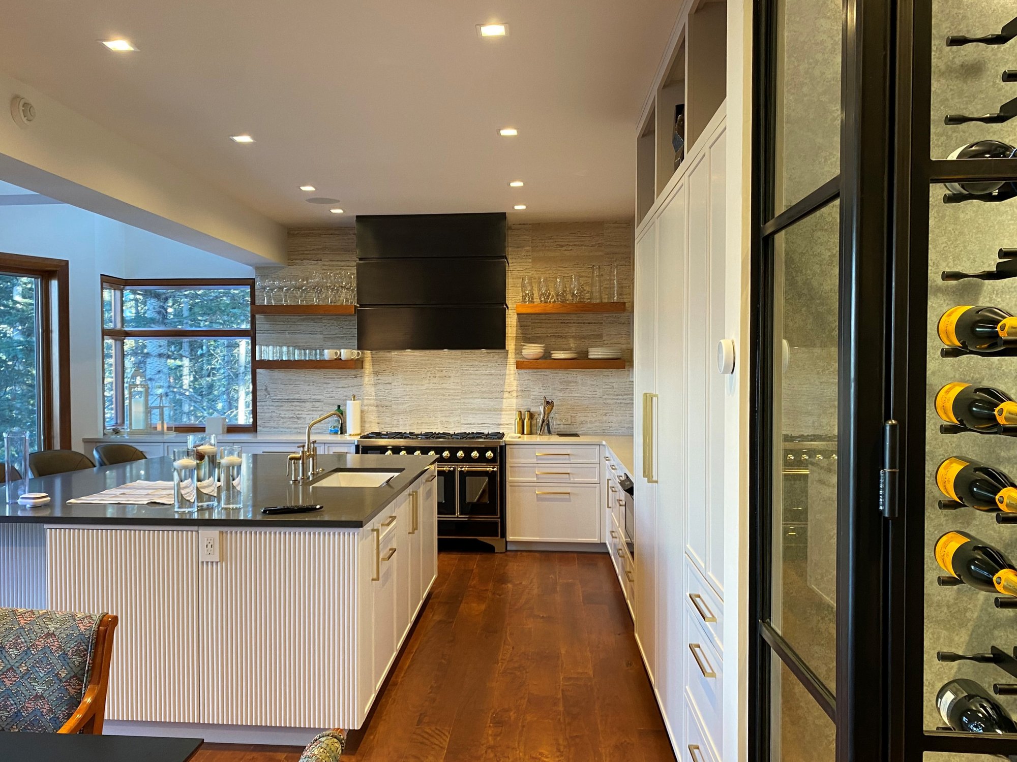 Mid-century modern kitchen, by Jensen Design in Telluride, CO